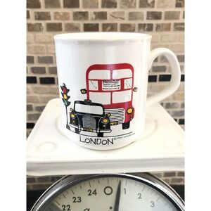London Double Decker Bus‎ Taxi Cab Coffee Mug Souvenir Tea Mug STL England